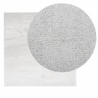 VidaXL Vloerkleed OVIEDO laagpolig 240x240 cm grijs