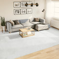 VidaXL Vloerkleed OVIEDO laagpolig 300x400 cm grijs