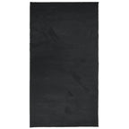 Vidaxl vloerkleed oviedo laagpolig 60x110 cm zwart