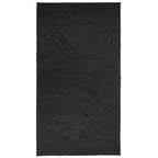 Vidaxl vloerkleed oviedo laagpolig 80x150 cm zwart