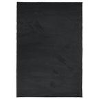 Vidaxl vloerkleed oviedo laagpolig 140x200 cm zwart