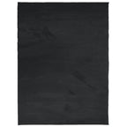 Vidaxl vloerkleed oviedo laagpolig 240x340 cm zwart