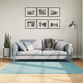 Vidaxl vloerkleed oviedo laagpolig 160x160 cm groen