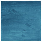 Vidaxl vloerkleed oviedo laagpolig 120x120 cm turquoise