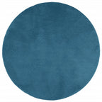 Vidaxl vloerkleed oviedo laagpolig ø 120 cm turquoise