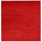 Vidaxl vloerkleed oviedo laagpolig 240x240 cm rood
