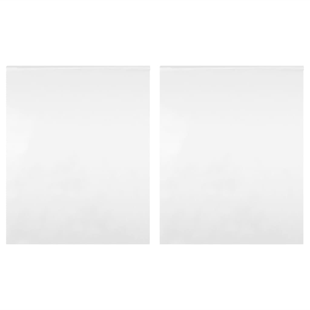 Vidaxl spiegelfolies 2 stuks zelfklevend 45x100 cm pet