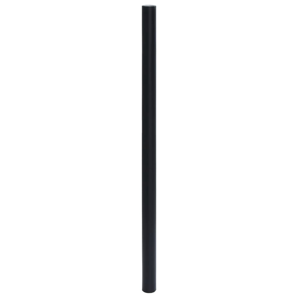 Vidaxl meubelsticker zelfklevend mat zwart 90x500 cm pvc