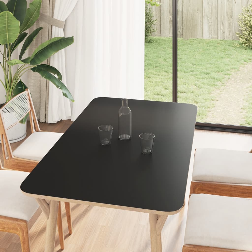 Vidaxl meubelsticker zelfklevend mat zwart 90x500 cm pvc