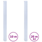 Vidaxl raamfolies 3 st statisch mat pvc grijs