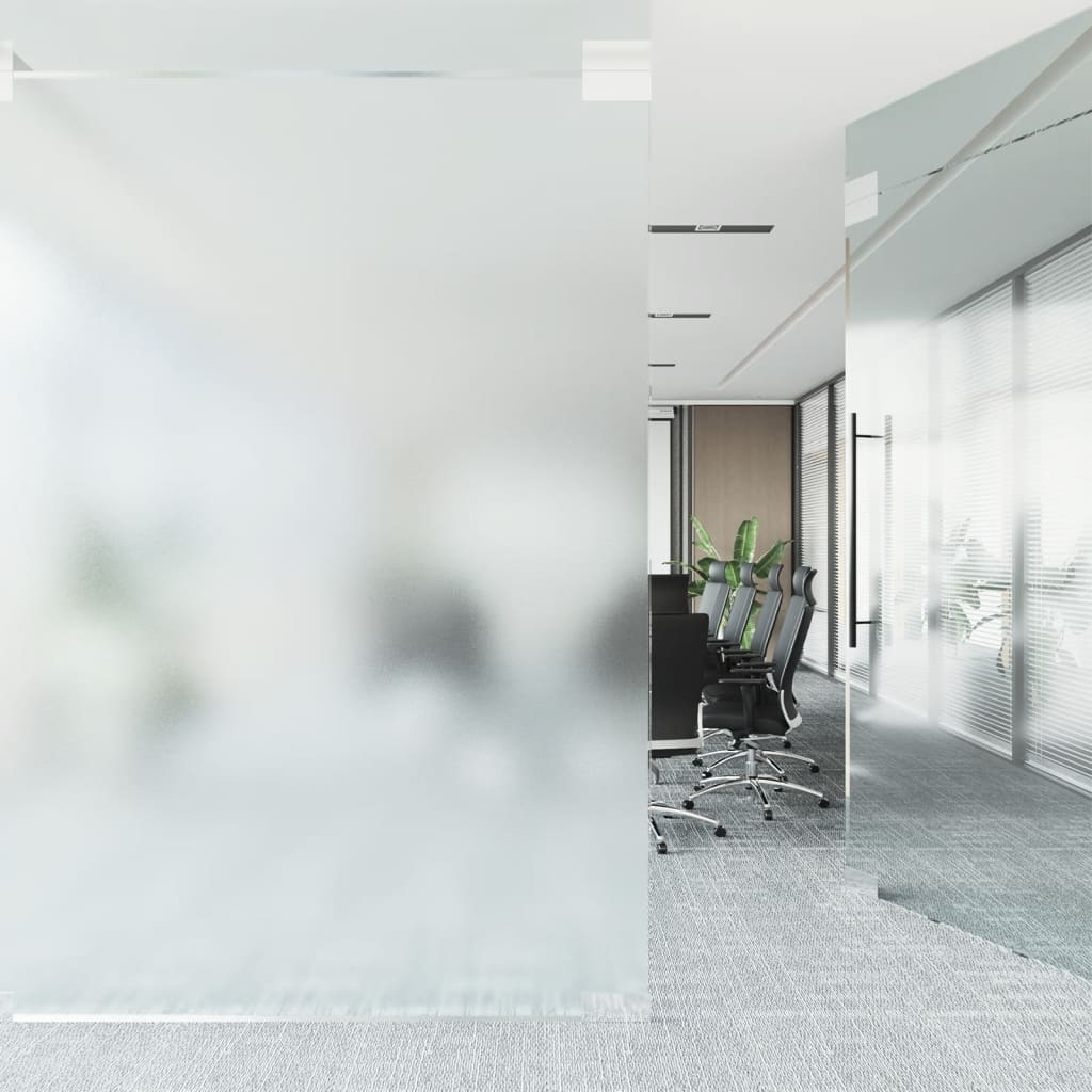 Vidaxl raamfolies 5 st statisch mat pvc grijs