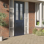 Vidaxl raamfolies 5 st statisch mat pvc grijs