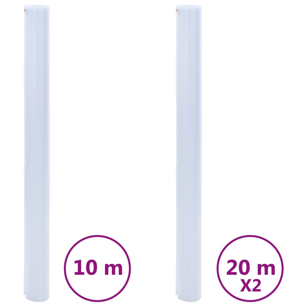 Vidaxl raamfolies 3 st statisch mat pvc grijs