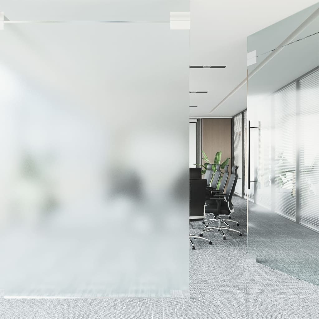 Vidaxl raamfolies 5 st statisch mat pvc grijs