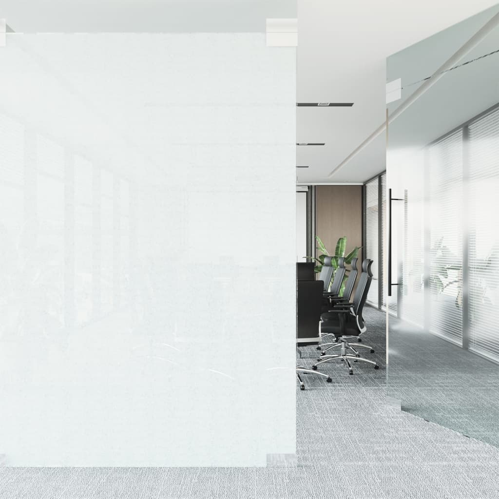 Vidaxl raamfolies 5 st statisch mat pvc wit
