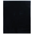 Vidaxl raamfolies 3 st statisch mat pvc zwart