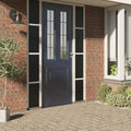 Vidaxl raamfolies 3 st statisch mat pvc zwart