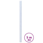 Vidaxl raamfolies 4 st mat sterrenpatroon pvc