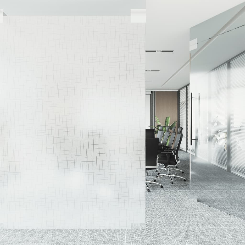 Vidaxl raamfolies 4 st mat sterrenpatroon pvc