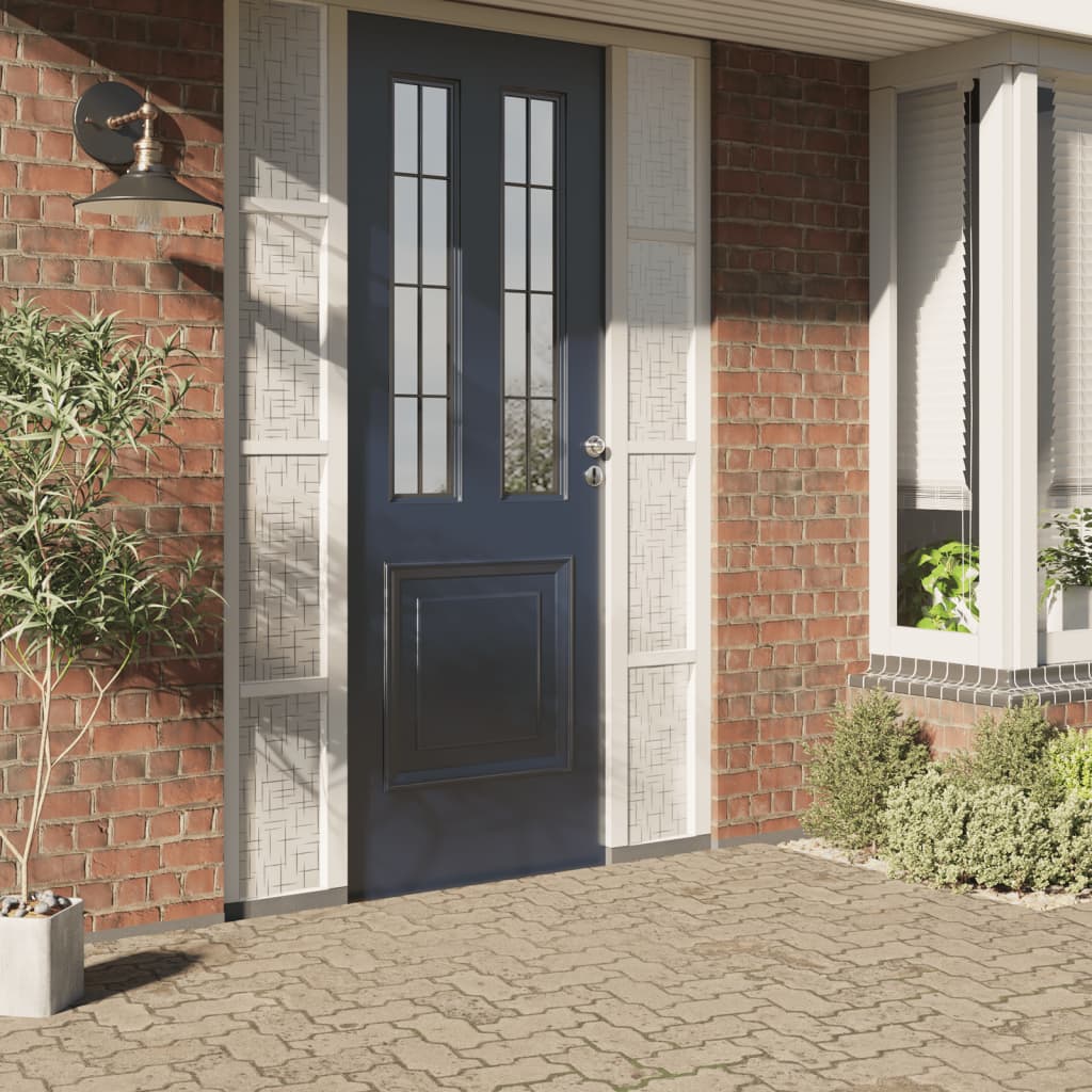 Vidaxl raamfolies 4 st mat sterrenpatroon pvc