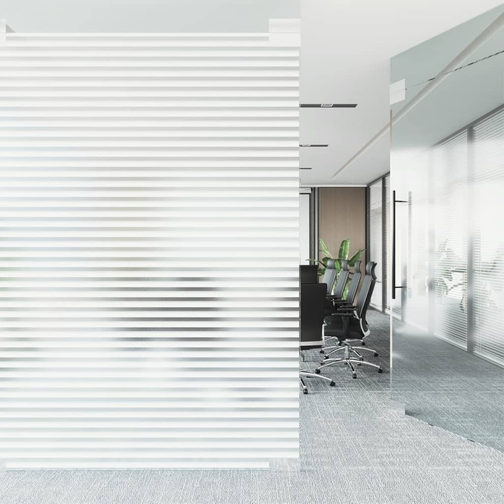 Vidaxl raamfolies 4 st mat strepenpatroon pvc