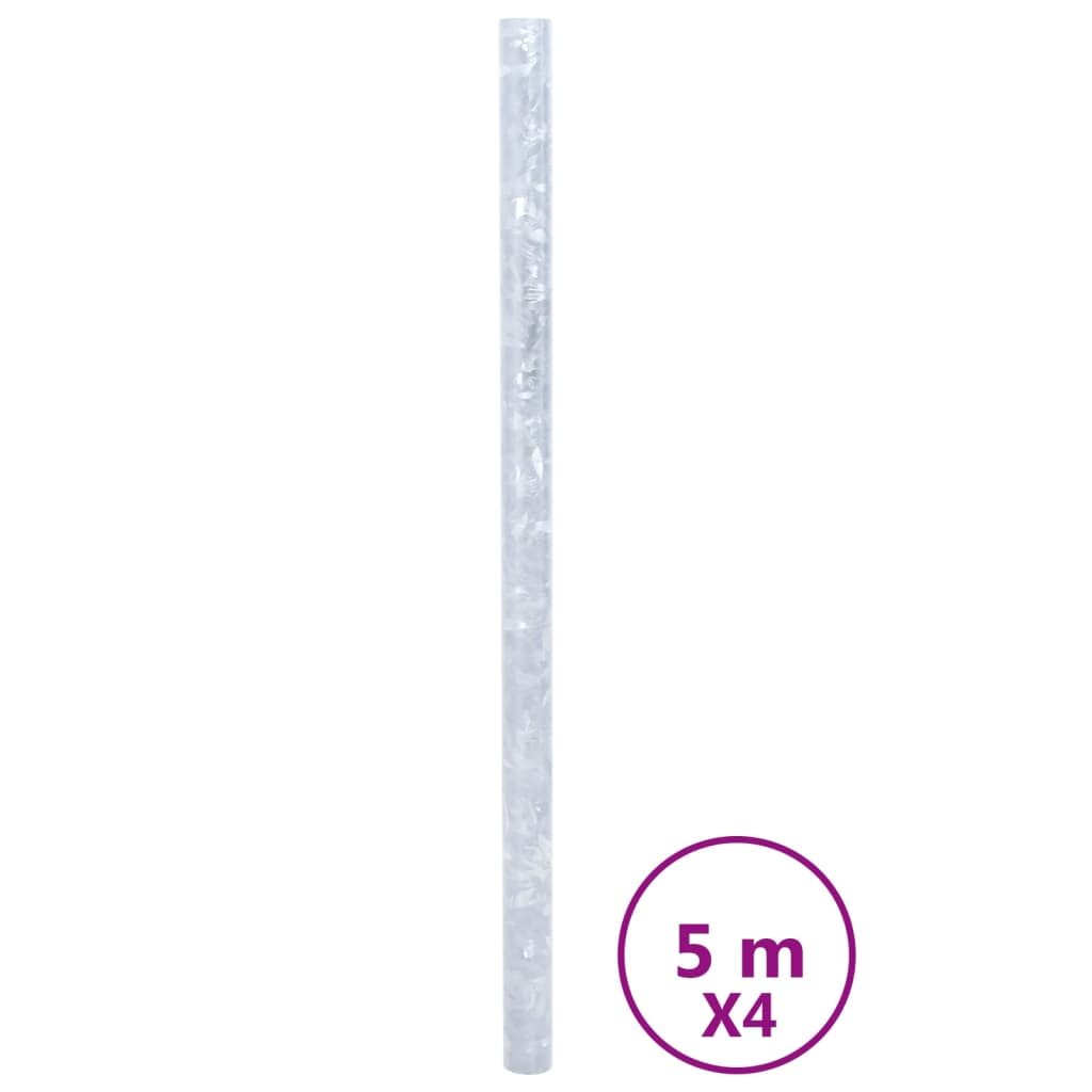 Vidaxl raamfolies 4 st mat bloemenpatroon pvc