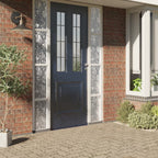 Vidaxl raamfolies 4 st mat bloemenpatroon pvc