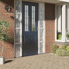 Vidaxl raamfolies 4 st mat bloemenpatroon pvc