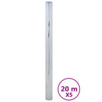 VidaXL Zonnefolies 5 st statisch reflecterend PVC zilverkleurig