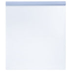 Vidaxl raamfolie statisch mat transparant grijs 45 x 1000 cm pvc