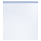 Vidaxl raamfolie statisch mat transparant grijs 60 x 1000 cm pvc