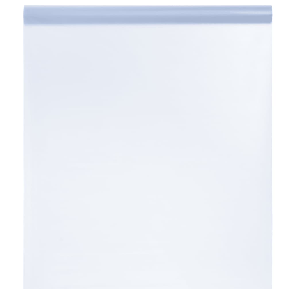 Vidaxl raamfolie statisch mat grijs 90 x 500 cm pvc
