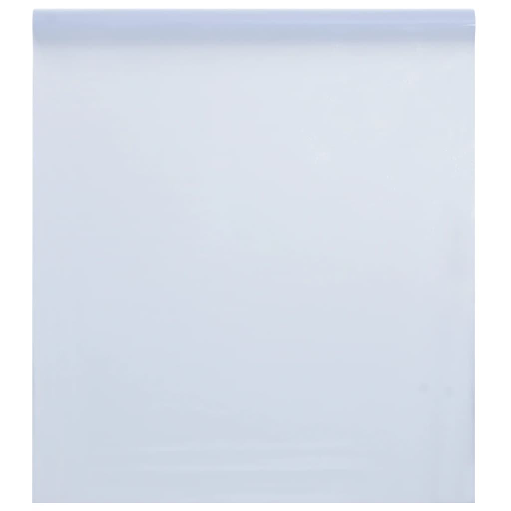 Vidaxl raamfolie statisch mat wit 60x1000 cm pvc