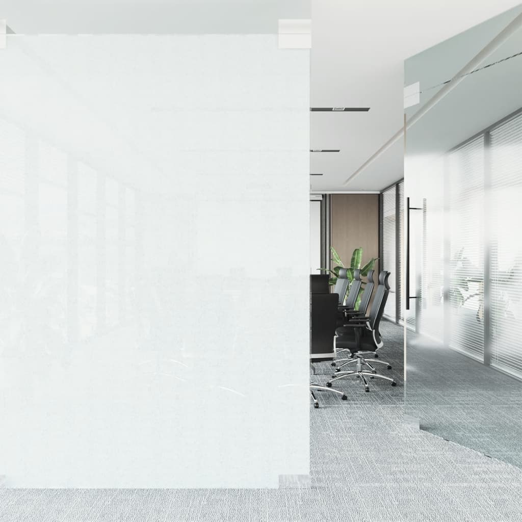Vidaxl raamfolie statisch mat wit 60x2000 cm pvc