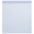 Vidaxl raamfolie statisch mat wit 90x2000 cm pvc