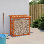 Vidaxl haardhoutrek 108x64,5x110 cm massief grenenhout wasbruin