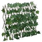 Vidaxl kunstplant druivenblad op latwerk uittrekbaar 180x60 cm groen