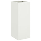 Vidaxl plantenbak 32x29x75 cm staal wit