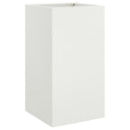 Vidaxl plantenbak 42x38x75 cm staal wit