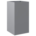 Vidaxl plantenbak 42x38x75 cm gegalvaniseerd staal zilverkleurig
