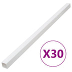 Vidaxl kabelgoot 40x25 mm 30 m pvc