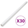 VidaXL Kabelgoot 100x40 mm 30 m PVC