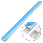 Vidaxl kabelgoot zelfklevend 100x60 mm 10 m pvc