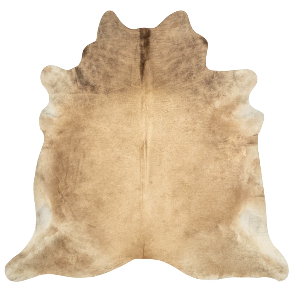 Vidaxl vloerkleed 180x220 cm echte koeienhuid beige