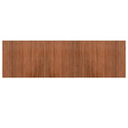 Vidaxl vloerkleed rechthoekig 60x200 cm bamboe bruin