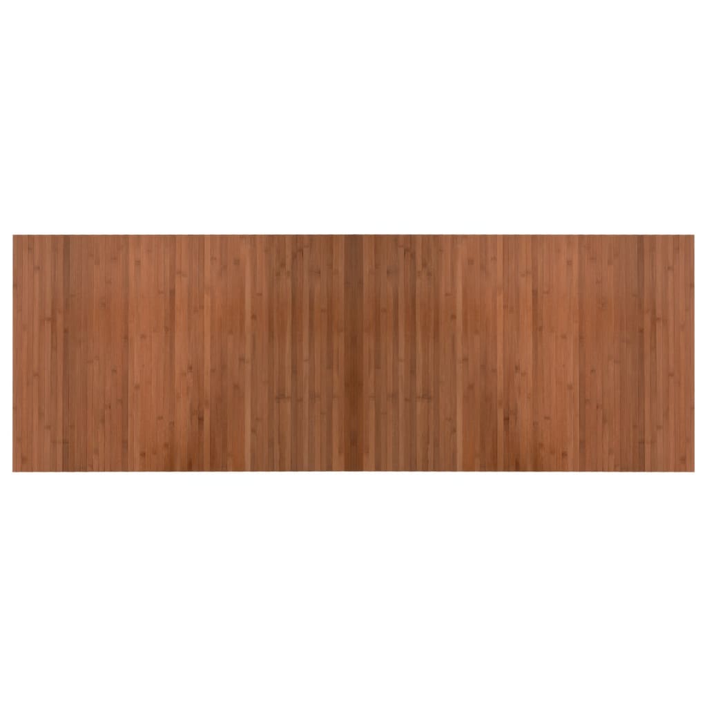 Vidaxl vloerkleed rechthoekig 70x200 cm bamboe bruin