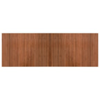 Vidaxl vloerkleed rechthoekig 70x200 cm bamboe bruin