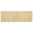 Vidaxl vloerkleed rechthoekig 70x200 cm bamboe lichtnaturel