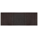 Vidaxl vloerkleed rechthoekig 70x200 cm bamboe donkerbruin