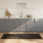 Vidaxl vloerkleed rechthoekig 70x200 cm bamboe donkerbruin